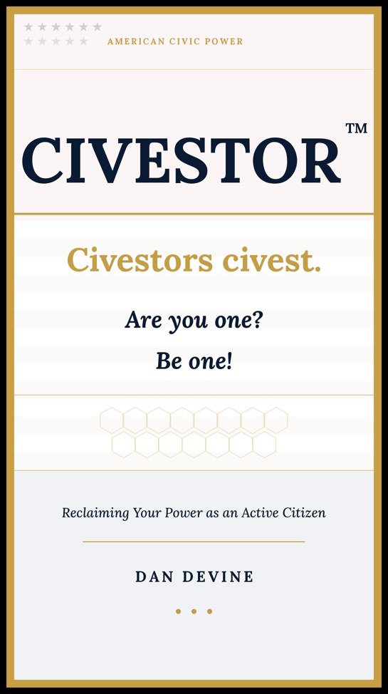 Civestor book cover — Civestors civest. Are you one? Be one!